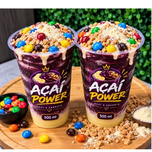 2 copos 500ML + 4 adicionais