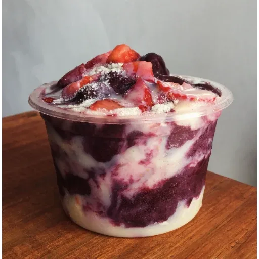 Açai no pote 500 ml + Nutella + 3 Acompanhamentos