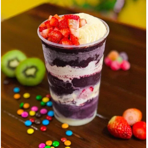 Açai 500 ml + Nutella + 4 acompanhamentos