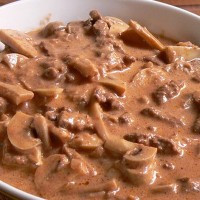 Strogonoff de carne 