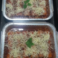 Canelone presunto e queijo (ao sugo, bolonhesa ou becamel) 750 grs