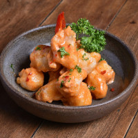 木瓜辣虾天妇罗  /  PAPAIA SPICY EBI TEMPURÁ