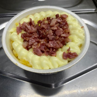 Batata Recheada c/ Mussarela e Bacon