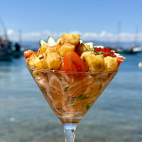 Ceviche de salmão
