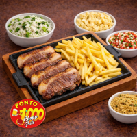 Picanha na Chapa c/ Fritas 