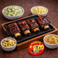 Costela Suína c/ Molho BBQ