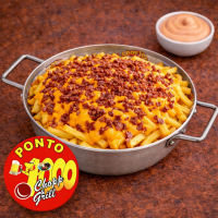 Batata Frita com Cheedar e Bacon