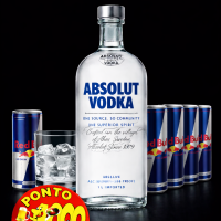 Combo Absolut (Garrafa +5 Red Bull)