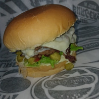 Hambúrguer duplo com bacon