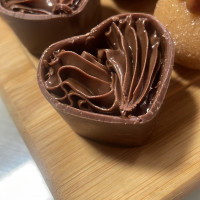 Coração de Nutella 