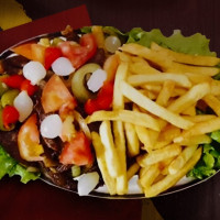 Contra filé com fritas 
