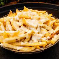 Fritas com queijo 