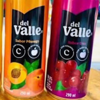 Suco del vale pêssego ou uva