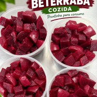 Salada de beterraba pronta