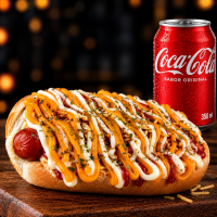 Dog clássico + refri 350ml