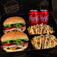 Egg burguer lanche dublo + batata com cheddar e bacon + 2 refri 350ml