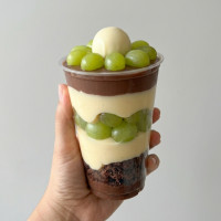 Copo da felicidade de Nutella c uva 