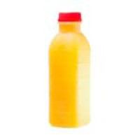 Suco de laranja na garrafa