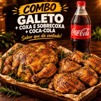 Combo Rei do Galeto + Coxa e SObre Coxa e Coca Cola 