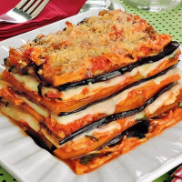 Lasanha de Berinjela vegetariana 