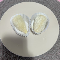 Coxinha de morango de leite ninho 
