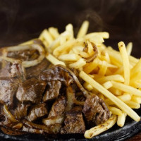 Contra filé com fritas 