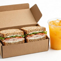 Combo Lanche De Peito De Peru + Suco De Laranja