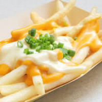 Fritas com queijo