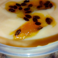 Bolo no pote de mousse de maracujá 