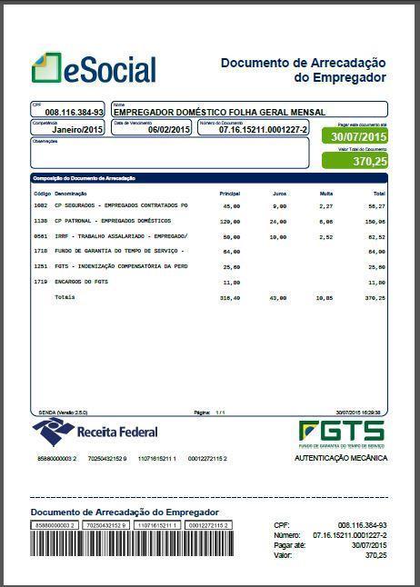 Trabalhador domestico inss 0