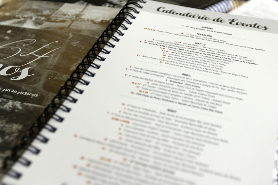 Calendario de eventos 2016 foto arquivo secom