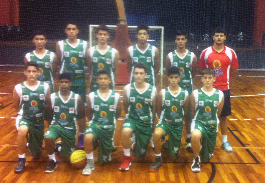 Abatol 5 sub 16 que conquistou o 3 lugar.