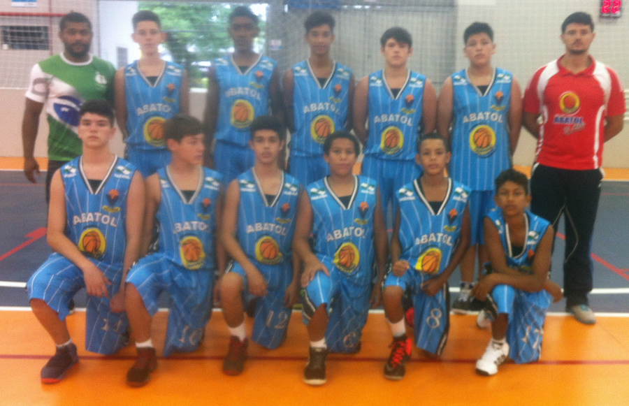Abatol sub 14 que conquistou o 5 lugar.