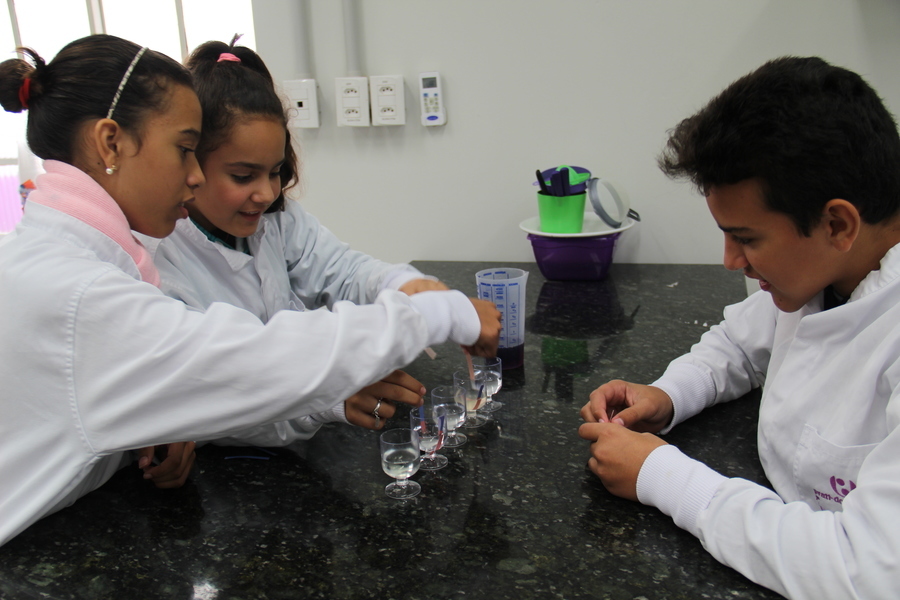 Os alunos aprendem v%c3%a1rias experi%c3%aancias durante as aulas