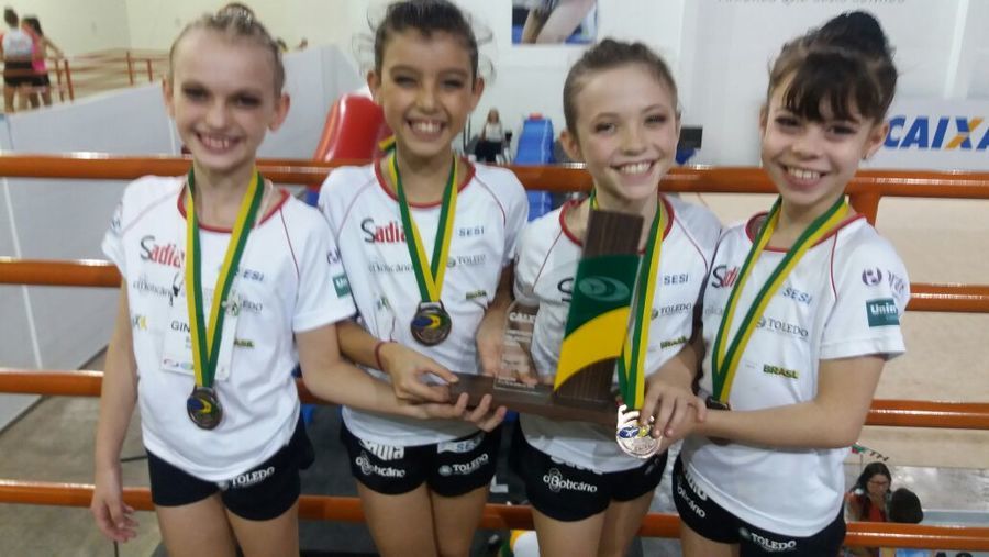 Equipe pre infantil   terceiro lugar por equipe