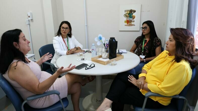 Em primeira reuniao institucional secretaria e procuradoria da mulher fortalecem a parceria1762791868448