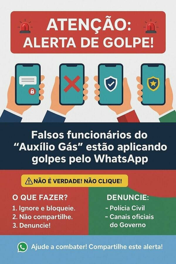 Arte de alerta de golpe do gas 0