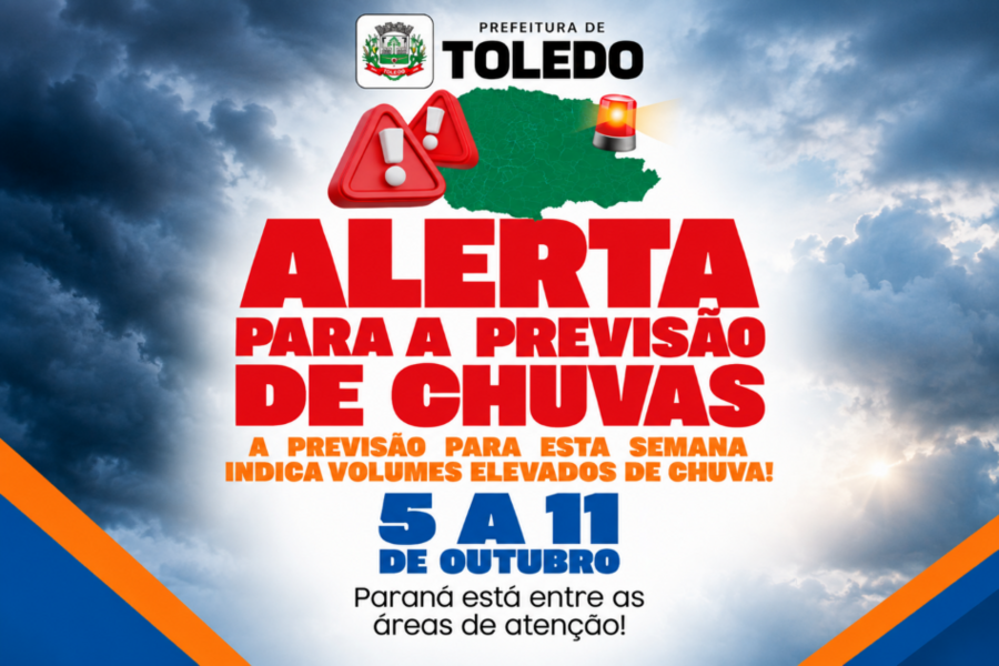 Alerta de chuvas em toledo 0