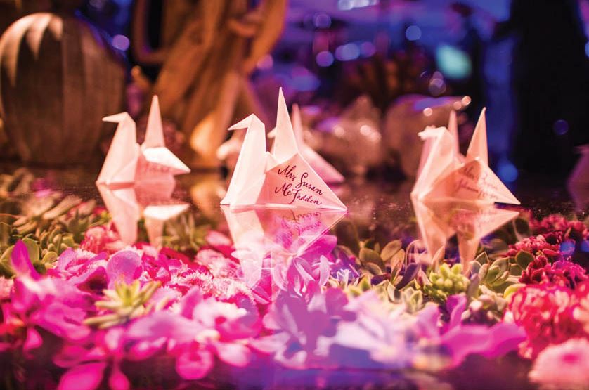 Origami no casamento: saiba como usar