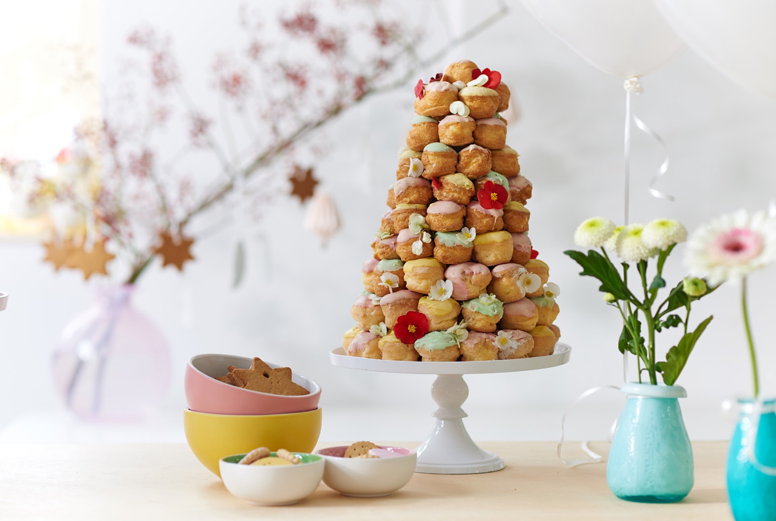 Torres de doces para o seu casamento ou chá de panela