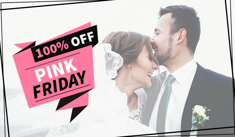 Pink Friday: ganhe o site do seu casamento no Casar.com