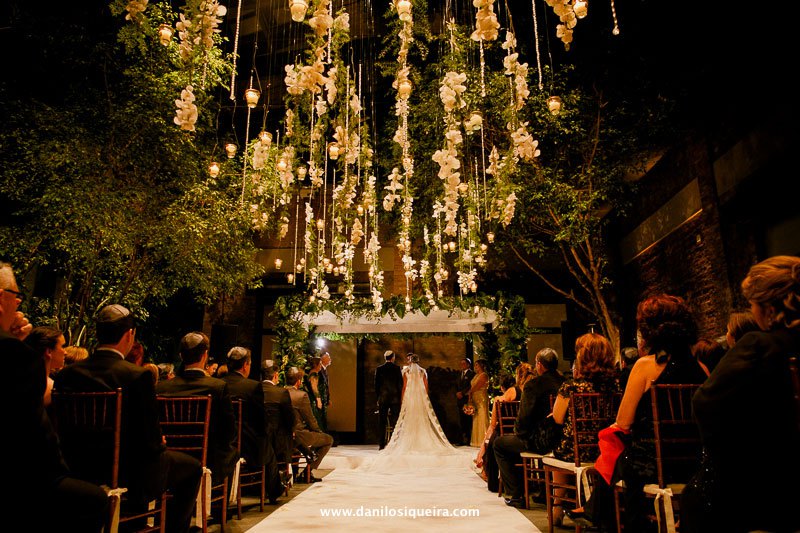 Casamento com decoração aérea – Juliana e Gustavo