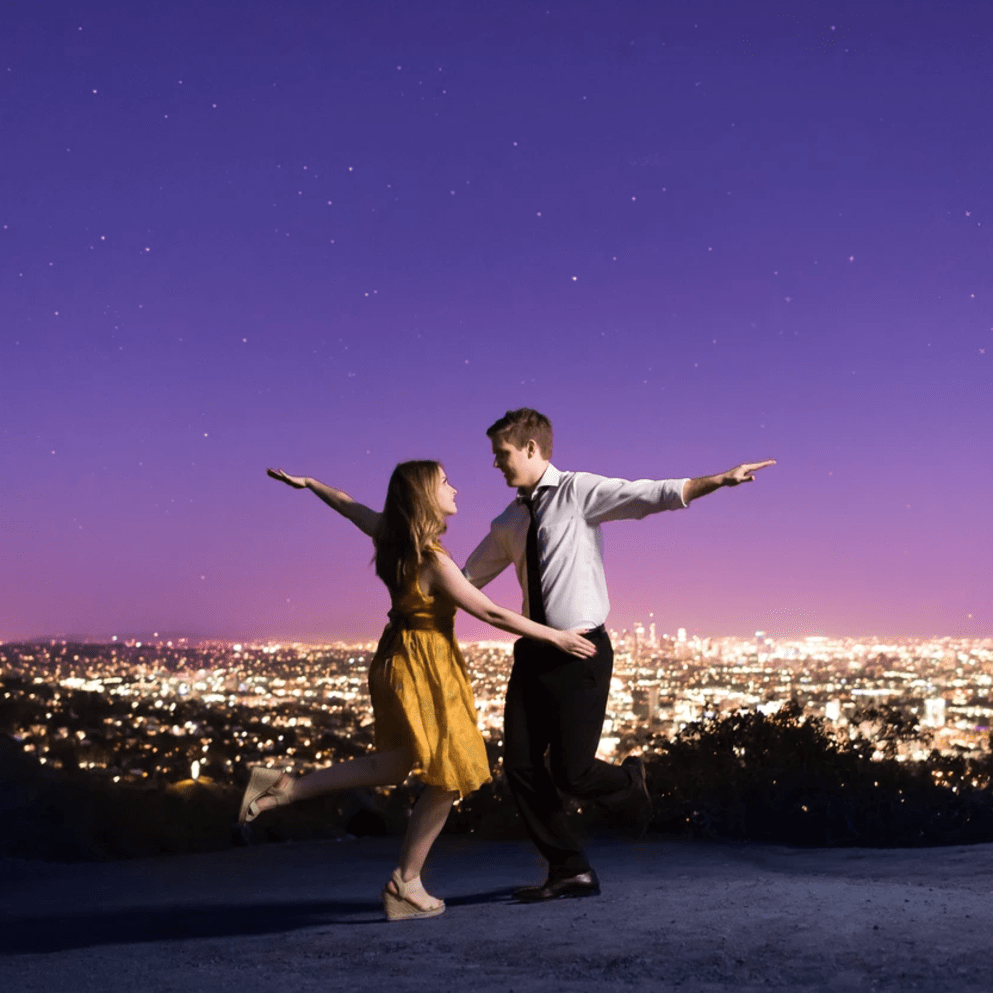 Casal faz ensaio pré-casamento inspirado no filme “La La Land”