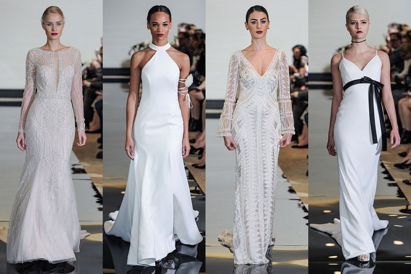 NY Bridal Week: Desfile de vestido de noiva de Justin Alexander Primavera/2018