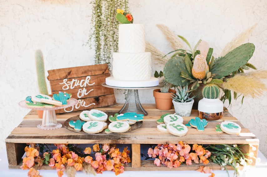 É tendência: Como usar cactos na decoração e detalhes do casamento