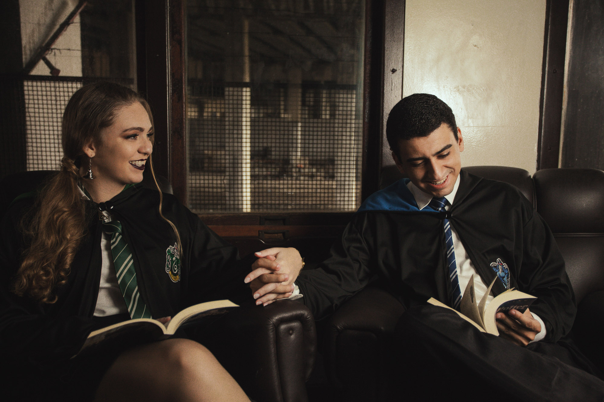 Ensaio pré-casamento inspirado em Harry Potter