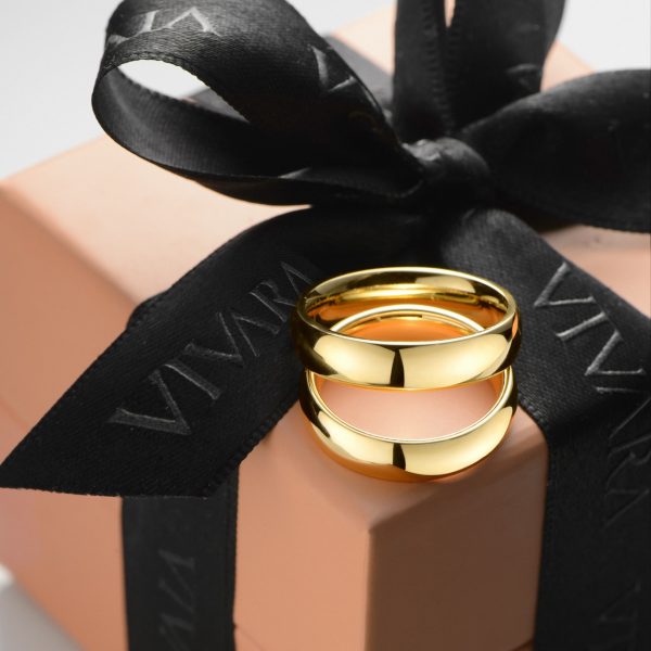 Aliança de casamento em ouro