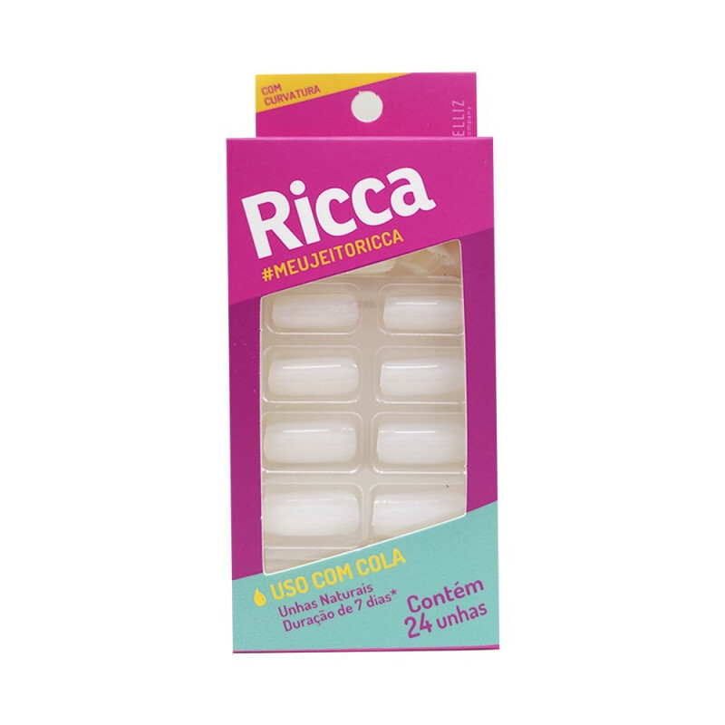 %Unhas&nbsp;&nbsp;naturais&nbsp;com&nbsp;curvatura  - Ricca
