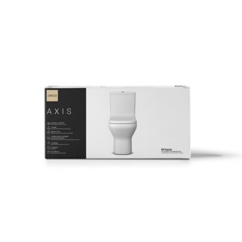 Kit Bacia Com Caixa Acoplada Axis Branca Deca