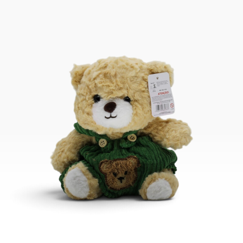 Pelúcia Urso Com Jardineira Sortida 22-25cm Premium DG 11102